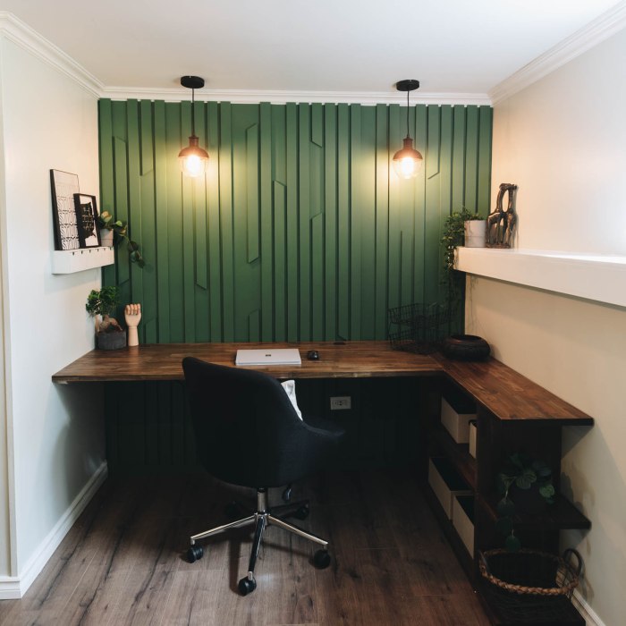 Feature wall for office