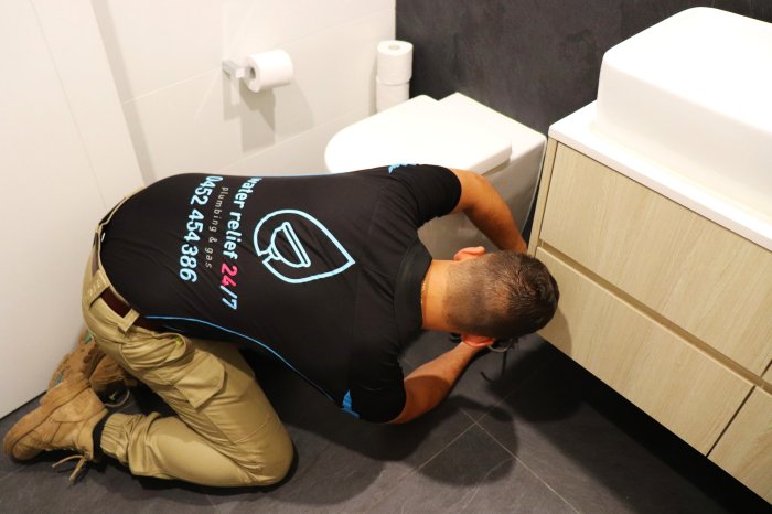 Toilet blocked water not draining