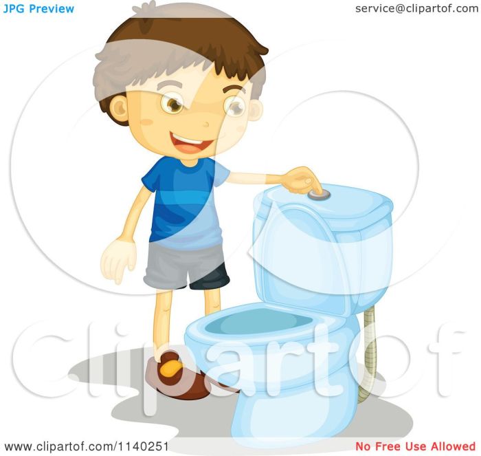 Get water out of toilet