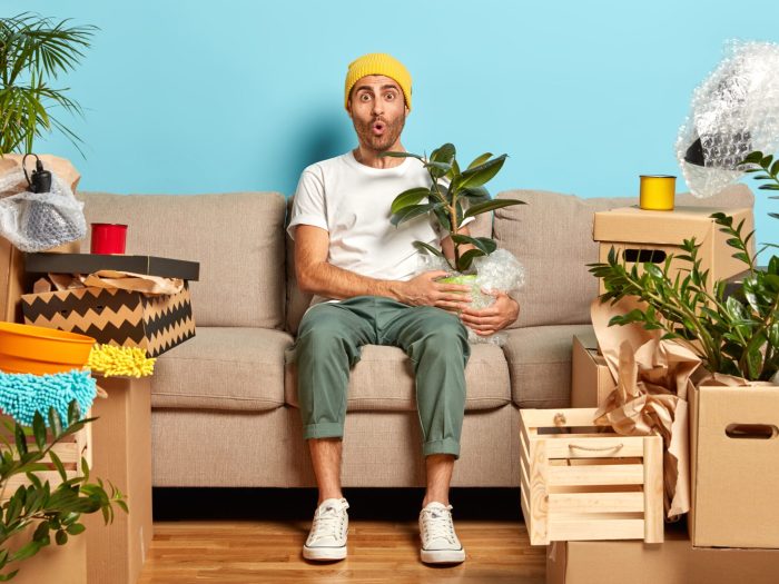 Decorative wood slats on wall