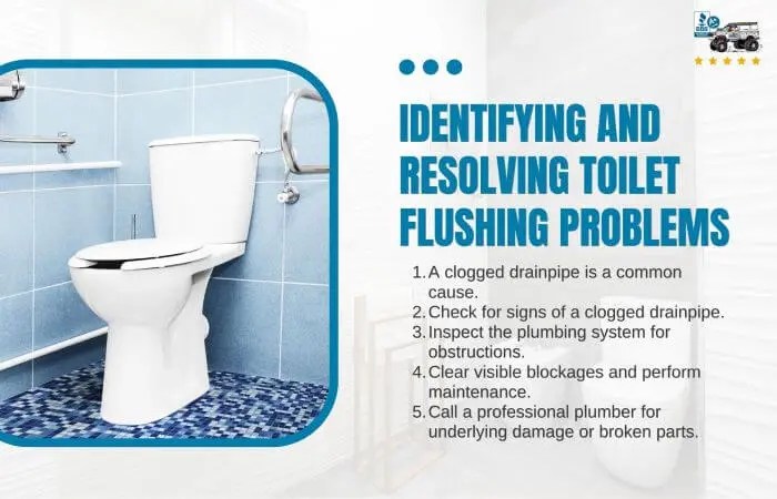 Toilet won t flush when shower is running