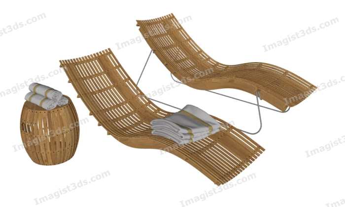 Outdoor lounge chairs commercial